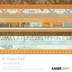 Набор бумаги 16,5х16,5 см "Homemade. Рукоделие", 34 листа (Kaiser)