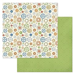 Бумага "Роботы. Шестеренки" (ScrapMania)