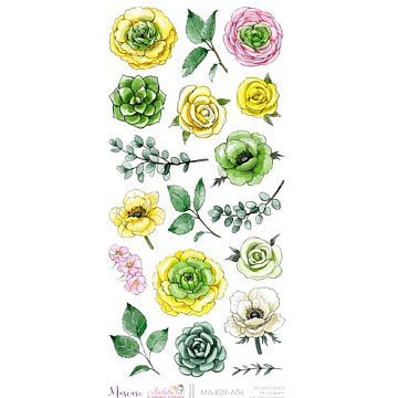 Бумага 15х30 см "Любовь в твоих глазах. Картинки для вырезания 04" (Muscari)