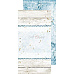 Набор бумаги 30х15 см "Forever blue. Basic", 18 листов (CraftO'clock)
