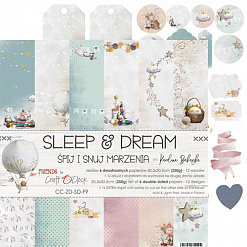 Набор бумаги 30х30 см "Sleep & dream", 6 листов (CraftO'clock)