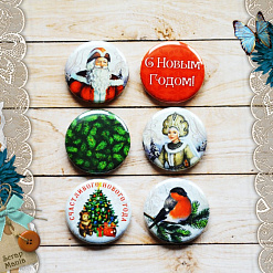 Набор фишек "Новогодний лес. Главные герои" (ScrapMania)