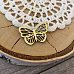 Акриловое украшение "Зеркальное. Бабочка", цвет золотой (ArtLines)