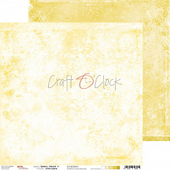 Бумага 30х30 см "Yellow mood 01" (CraftO'clock)