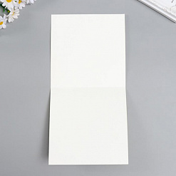 Набор заготовок для открыток 15х15 см "Белый" (Фабрика Декору)