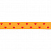 Лента атласная "Моя любовь, оранжевая", ширина 6 мм, длина 3 м (Gamma)