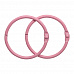 Набор колец для альбома "Розовый", 40 мм