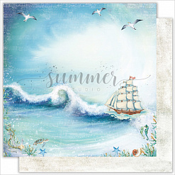 Набор бумаги 30х30 см "Sea party", 11 листов (Summer Studio)