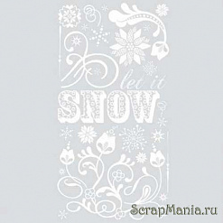 Натирки "Eskimo Kisses. Белые" (Basic Grey)