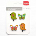 Набор деревянных пуговиц "Бабочки и птички" (ScrapBerry's)