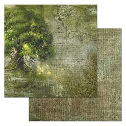 Набор бумаги 30,5х30,5 см "Легенды Средиземья", 12 листов (ScrapMania)