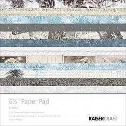 Набор бумаги 16,5х16,5 см "Frosted", 40 листов (Kaiser)
