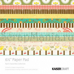 Набор бумаги 16,5х16,5 см "Nan's Favourites. Интерьеры кухни", 34 листа (Kaiser)