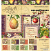 Набор бумаги 20х20 см "Fruit & Flora. Фрукты и Флора", 24 листа (Graphic 45)