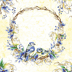 Бумага "Spring birds - 5" (SunnyCraft)