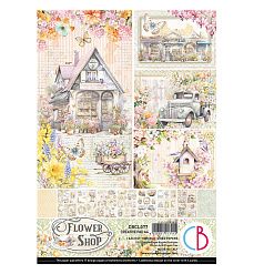 Набор бумаги А4 "Flower Shop", 9 листов (Ciao bella)