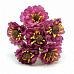 Букетик цветов с тычинками "Пурпурный" (Рукоделие)