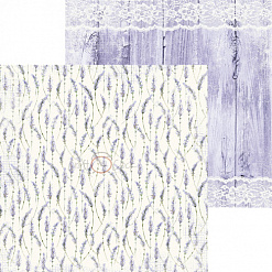Набор бумаги 15х15 см "Lavender hills", 18 листов (CraftO'clock)
