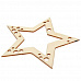 Набор для создания деревянного украшения "Звезда" (АртУзор)