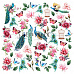 Бумага "Bird of paradise. Birds in flowers" (Summer Studio)