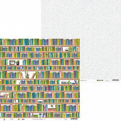 Набор бумаги 30х30 см "The Garden of Books", 12 листов  (Piatek13)