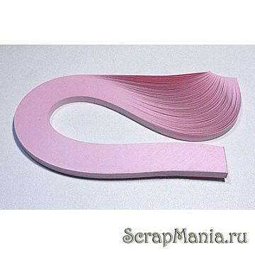 Полоски для квиллинга 5 мм, розовый светлый (QuillingShop)