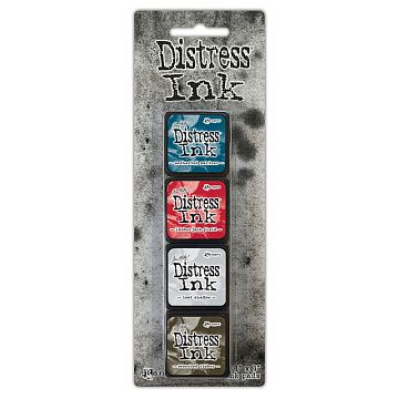 Набор штемпельных подушечек Distress mini kit 18 (Ranger)