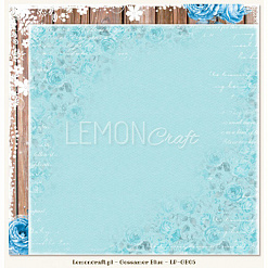 Набор бумаги 30х30 см "Gossamer blue", 6 листов (Lemon Craft)