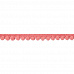 Лента с помпошками "Розовая", ширина 1 см, длина 90 см