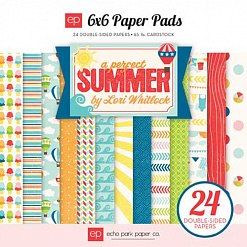 Набор бумаги 15х15 см "Вот оно какое, наше лето", 24 листа (Echo Park)