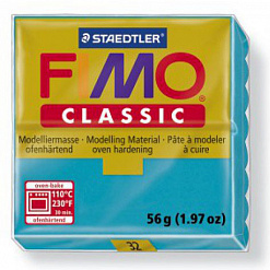 Пластика FIMO Classic бирюзовая  56 гр