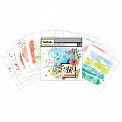 Набор бумаги 30х30 см "Color kaleidoscope. Фоновая", 36 листов (Vicki Boutin)