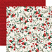 Набор бумаги 30х30 см с наклейками "Christmas Market", 12 листов (Carta Bella)