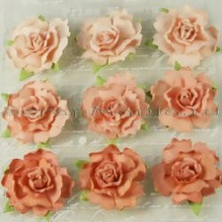 Набор объемных цветов "Персиковые розы" (Prima Marketing)