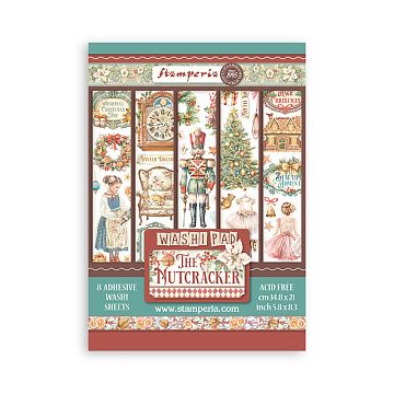 Набор веллума А5 на клеевой основе "The Nutcracker", 8 листов (Stamperia)