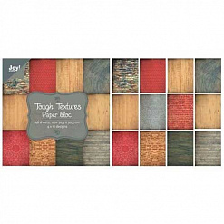 Набор бумаги 30х30 см "Tough textures. Текстуры", 48 листов (Joy crafts)