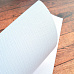 Дизайнерская бумага 20х20 см премиум Extra blank "Лен. Яркий белый"