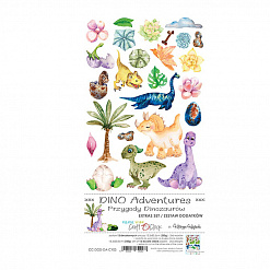 Набор бумаги 30х15 см "Dino adventures. Картинки", 12 листов (CraftO'clock)