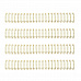 Набор пружин для брошюровщика, цвет золотой, диаметр 1,58 см, 4 шт (We R Memory Keepers)
