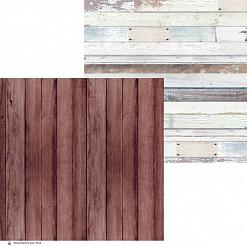 Набор бумаги 30х30 см "Maxi. Wood", 12 листов (Piatek13)