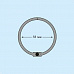 Кольцо для альбома "Золотое", диаметр 3,8 см