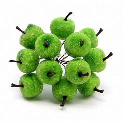 Букетик "Зеленые яблоки в сахаре" (Рукоделие)