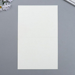 Набор заготовок для открыток 12х15 см "Белый" (Фабрика Декору)