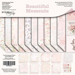 Набор бумаги 30х30 см "Beautiful Moments", 11 листов (Скрапмир)