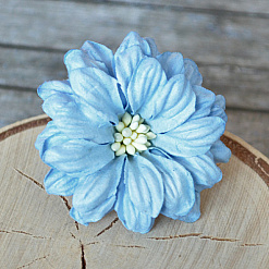 Цветок герберы "Голубой" (Craft)