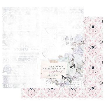 Бумага с фольгированием "Poetic rose. Kindness takes over" (Prima Marketing)