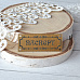 Акриловое украшение "Шильдик. Паспорт 4", цвет золото (LadyBug)
