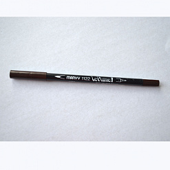 Маркер акварельный двусторонний "Le plume 2", толщина 0,3 мм, цвет темно-коричневый (Marvy Uchida)