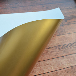Дизайнерская бумага 20х20 см Bindakote Favini "Зеркальный матовый. Золото"