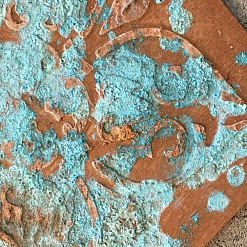 Химическая патина "Голубая коррозия", двухкомпонентная, 25 мл (Фрактальные краски)